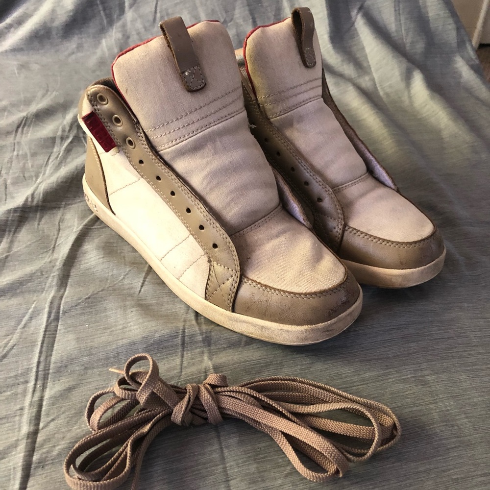 Men’s Clae Light Brown High Top Sneakers